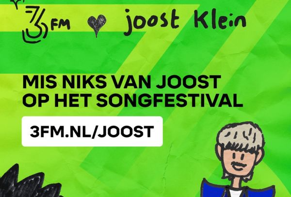 Joost Klein op 3FM