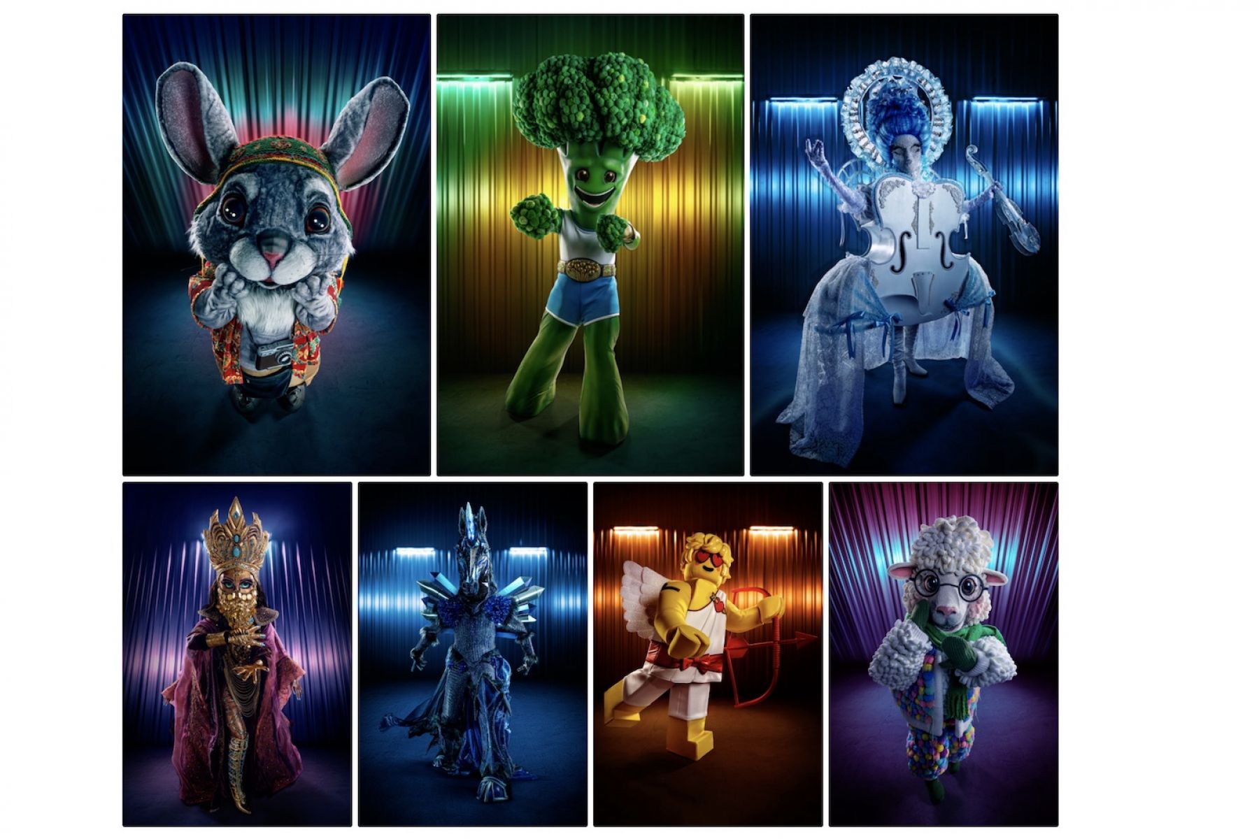 'The Masked Singer' begint van nul: maak kennis met deze zeven nieuwe ...