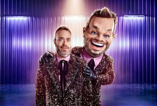 Jens met de 'Grote Jens' in 'The Masked Singer' (VTM)