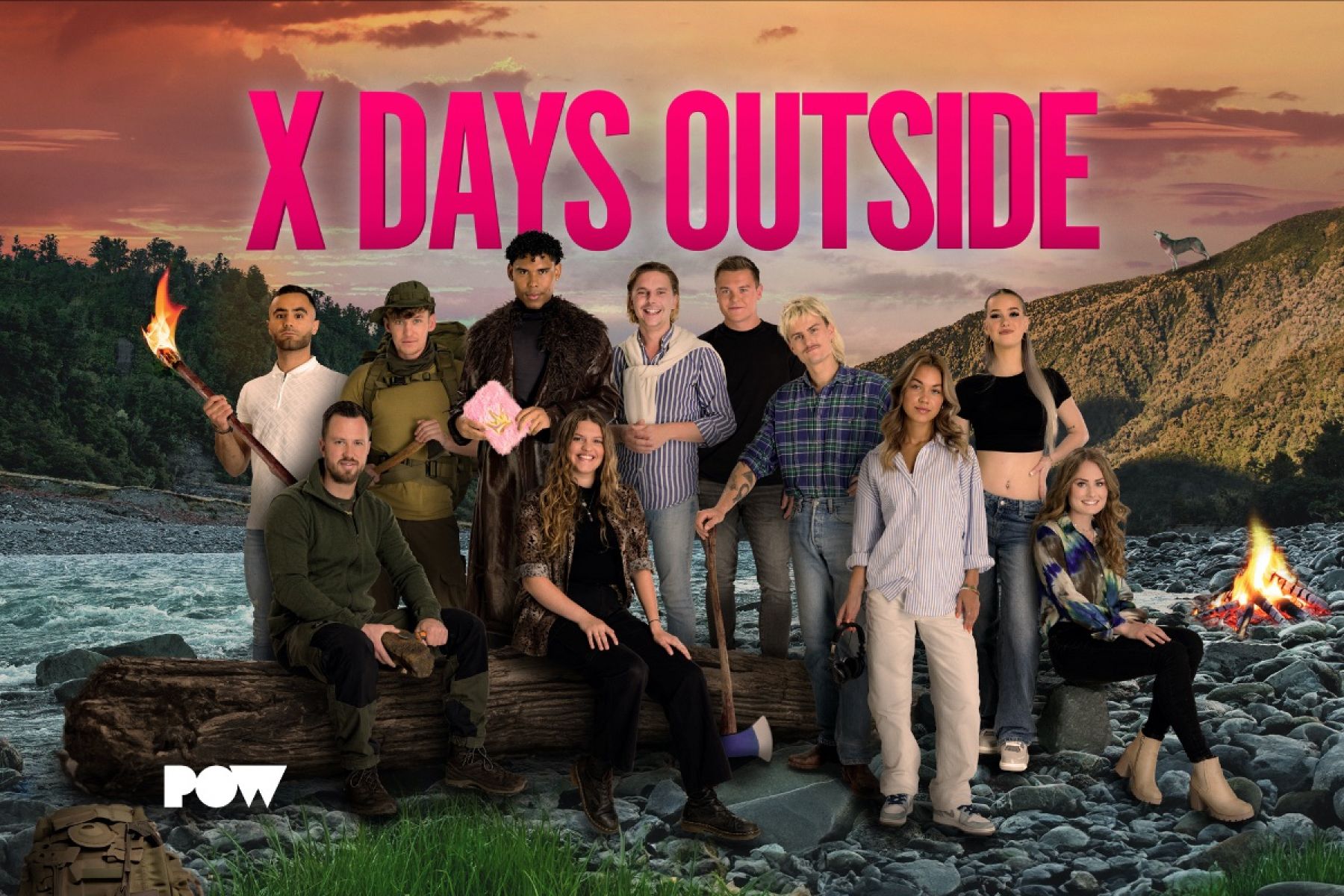 Nuova serie PowNed “X Days Outside”: riuscirà la generazione Z a sopravvivere nella natura selvaggia?